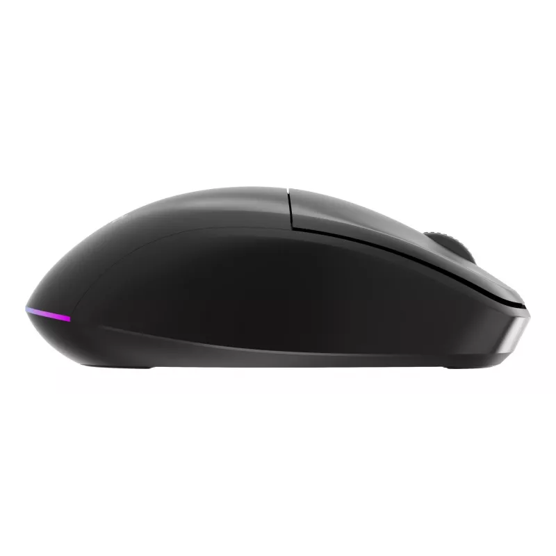 Gembird MUSW2-6B-01 dual-mode draadloze muis, 2,4 GHz + Bluetooth 5.0, 1600 DPI, 6 knoppen, zwart