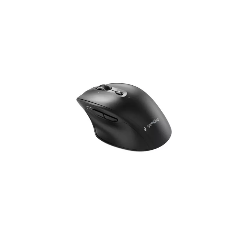 Gembird MUSW2-6B-02 dual-mode draadloze muis (2.4G + BT), 2400 DPI, 6 toetsen, zwart