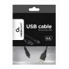 Gembird USB 2.0-kabel Micro-USB AM-MBM5P 0,3m zwart