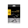 Gembird USB 2.0-kabel USB-A naar Micro-USB-B 0,6m zwart spiraalkabel