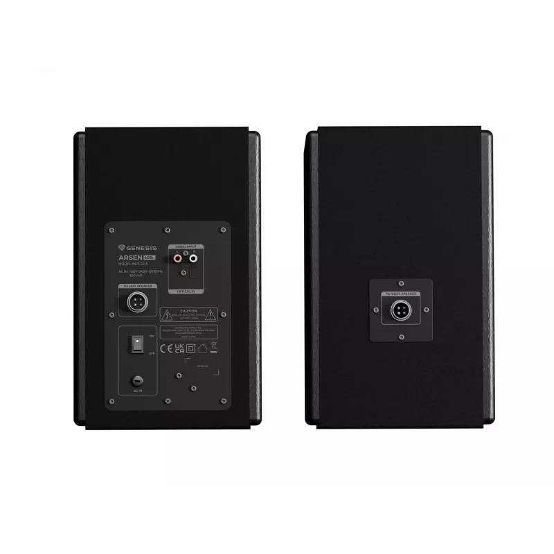 Genesis Arsen 402BT NGS-2415 desktop-luidsprekers, 2.0, 60 W, Bluetooth 5.3, zwart