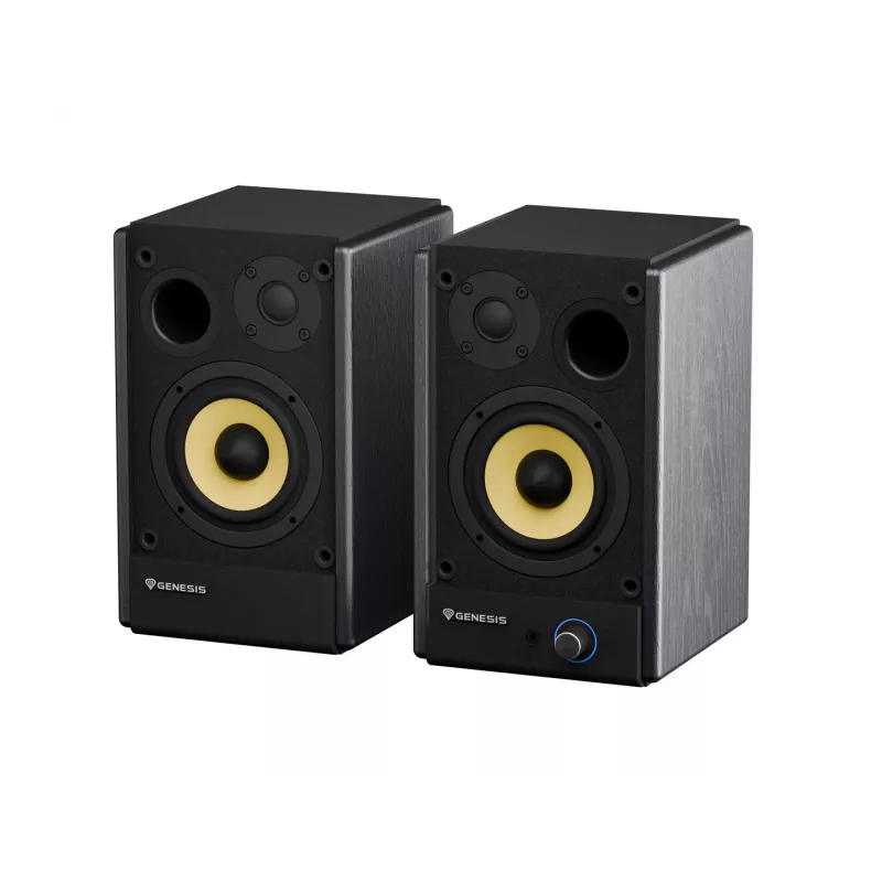 Genesis Arsen 402BT NGS-2415 desktop-luidsprekers, 2.0, 60 W, Bluetooth 5.3, zwart