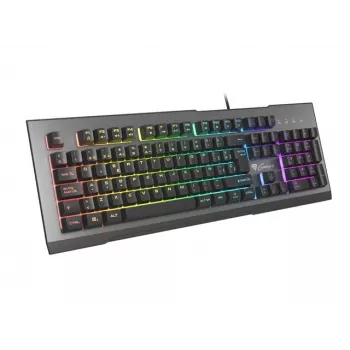 GENESIS Rhod 500 RGB gaming-toetsenbord - membraan, Spaans QWERTY, zwart/grijs