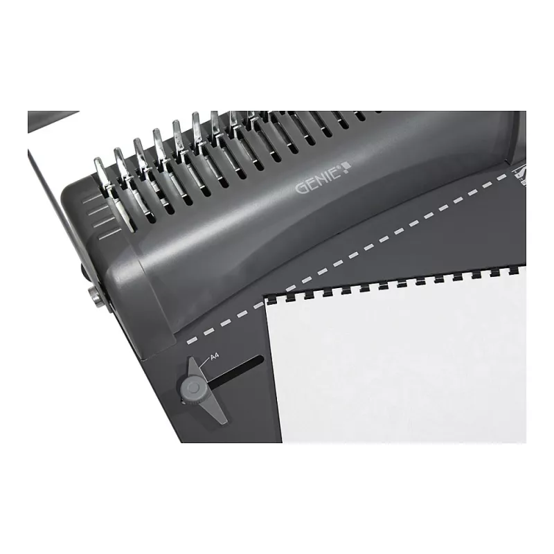 Genie CB 850 handmatige comb-bindmachine, 350 blad, zwart