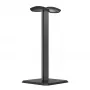 GEQUDIO GH-40 universele koptelefoonhouder - klembevestiging onder het bureau, 360° draaibaar, zwart