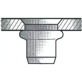 Gesipa blindklinkmoer aluminium M8x11x20,5 verzonken kop klembereik 4,0-6,5mm (100 stuks) 1455353