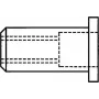 GESIPA blindklinkmoer M10 x 12 x 17,5 mm staal verzinkt platte kop, klembereik 0,25–3,5 mm, 100-pack (1433709)
