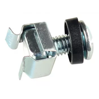 GETFORT 20-delige rackmontageset met M6-schroeven, kooimoeren en ringen