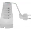 GETFORT 5-voudige overspanningsbeveiliging stekkerdoos, 3m kabel, grijs