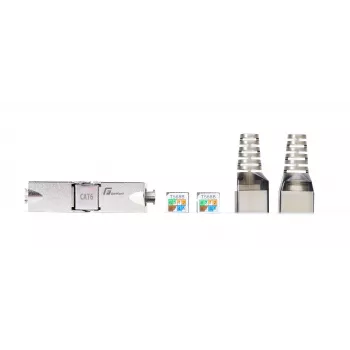 GETFORT 58459 Cat.6 UTP tool-less RJ45 keystone jack, wit