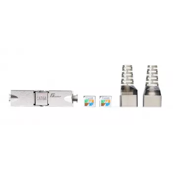 GETFORT 58460 CAT.6A gereedschapsloze afgeschermde RJ45 keystone jack module