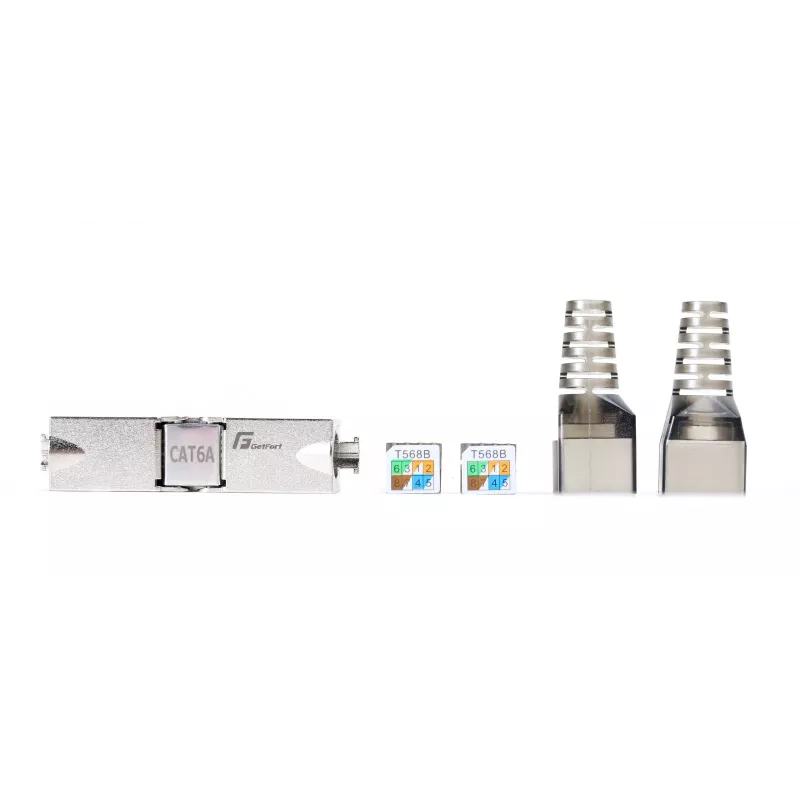 GETFORT 58460 CAT.6A gereedschapsloze afgeschermde RJ45 keystone jack module