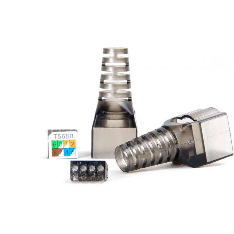 GETFORT 58460 CAT.6A gereedschapsloze afgeschermde RJ45 keystone jack module