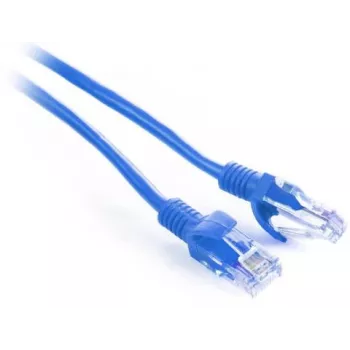 GETFORT Cat.5e UTP patchkabel, 1m, blauw, RJ45, Gigabit Ethernet