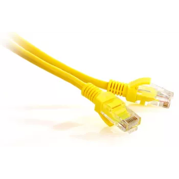 GETFORT Cat.5e UTP patchkabel 5m geel RJ45 Gigabit Ethernet