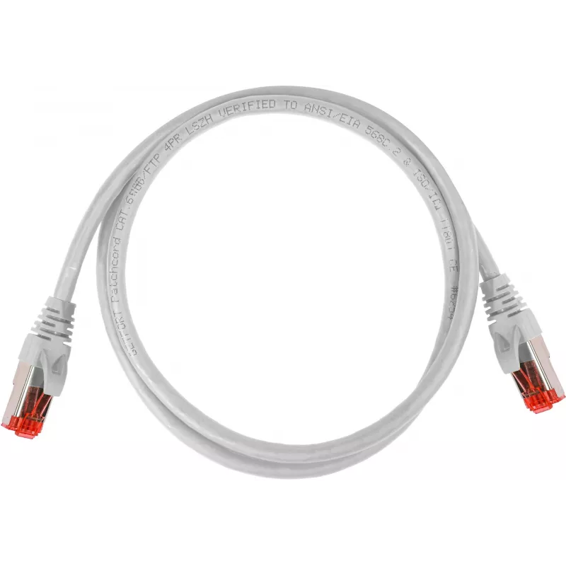 GETFORT Cat.6A S/FTP LSOH 2m grijze patchkabel