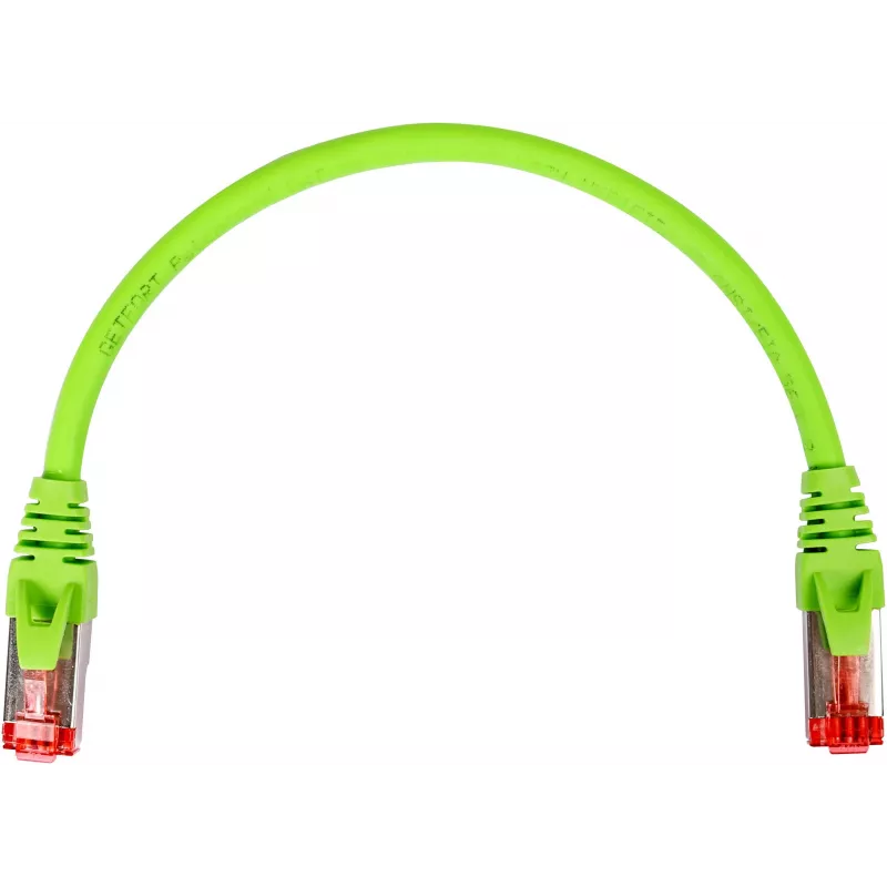 GETFORT Cat.6A S/FTP LSOH patchkabel 0,25 m groen