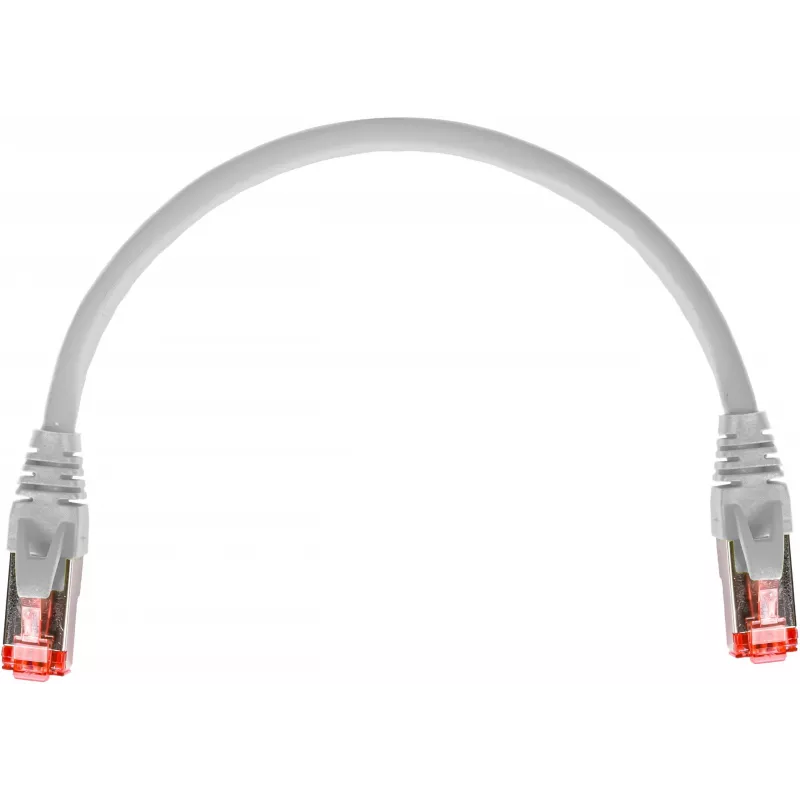 GETFORT Cat.6A S/FTP LSOH patchkabel 0,25 m grijs