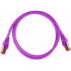 GETFORT Cat.6A S/FTP LSOH patchkabel 0,5 m paars