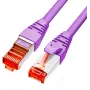 GETFORT Cat.6A S/FTP LSOH patchkabel 5m paars