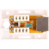 GETFORT GF-1G6FTP Afgeschermd opbouw-RJ45-contactdoos Cat.6, 1-poort, Wit