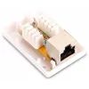 GETFORT GF-1G6FTP Afgeschermd opbouw-RJ45-contactdoos Cat.6, 1-poort, Wit