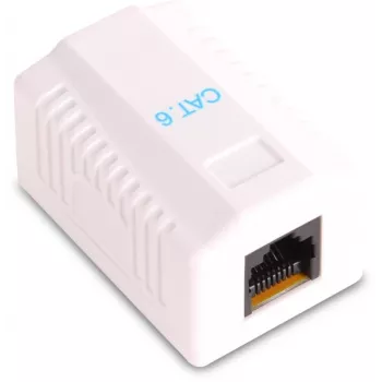 GETFORT GF-1G6UTP Opbouw-RJ45-Cat.6-UTP-netwerkdoos, wit