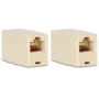 GETFORT GF-2G5E-BL-UTP RJ45 Cat.5e inline koppelstuk female naar female UTP lichtgrijs
