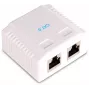 GETFORT GF-2G6FTP afgeschermde opbouw netwerkdoos, 2x RJ45, Cat6 FTP, wit
