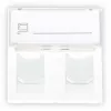 GETFORT GF-2MOD-2G Mosaic 2-poorts RJ45 Cat.5e netwerkmodule, 45x45mm, wit