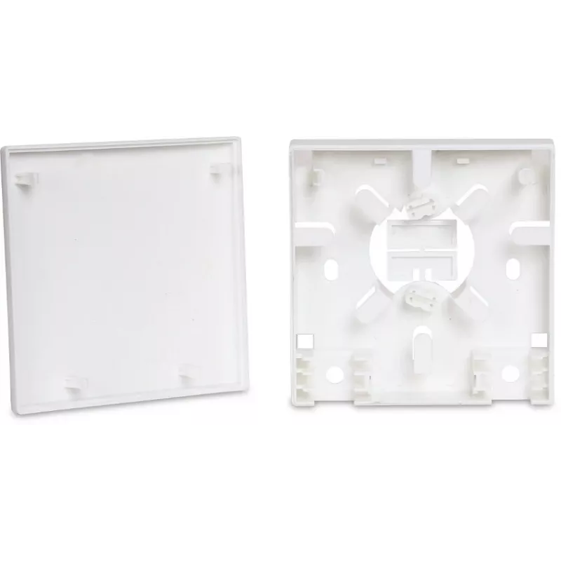 GETFORT GF-FO2P FTTH glasvezel aansluitdoos met SC/APC- en LC/APC-adapters, 2-poorts wanddoos, singlemode, wit