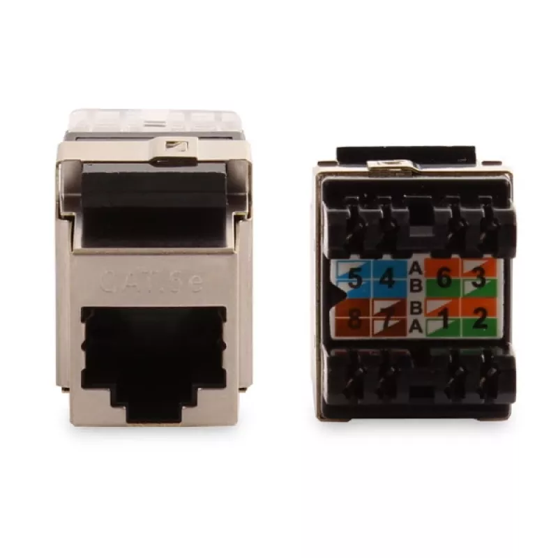 GETFORT GF-K5EFTP Cat.5e FTP afgeschermde Keystone-module RJ45