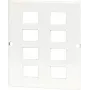 GETFORT GF-S6ŚW montageplaat voor glasvezeladapters voor multimediakasten
