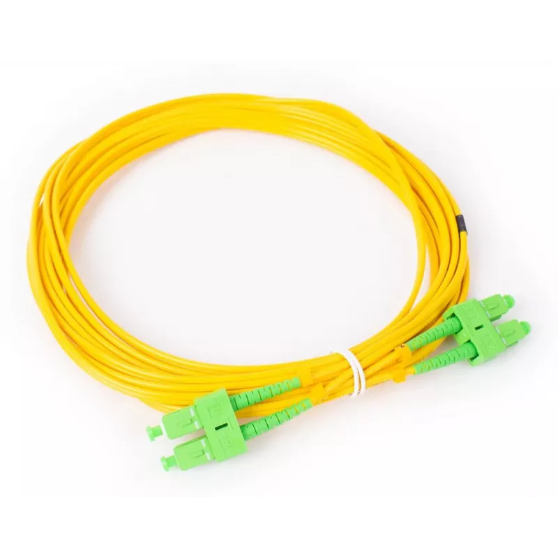 GETFORT GF-SASAD5 singlemode duplex glasvezel patchkabel SC/APC naar SC/APC, 5 m