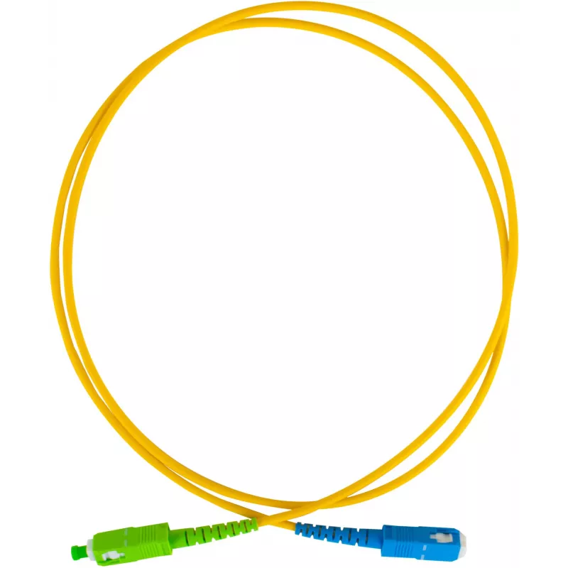 GETFORT GF-SUSAS5 singlemode glasvezel-patchkabel SC/UPC naar SC/APC simplex 5m LSZH geel