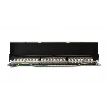 GETFORT PGF-6FTP24-B6 patchpanel FTP Cat.6 24-poorts 19-inch 1U zwart