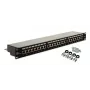 GETFORT PGF-6FTP24-B6 patchpanel FTP Cat.6 24-poorts 19-inch 1U zwart