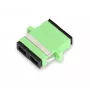 GETFORT SC/APC duplex glasvezeladapter, singlemode, groen, flens-paneelmontage