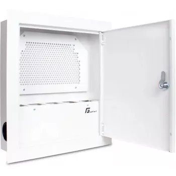 Getfort SPGF-390-350-100 multimedia-verdeelkast voor inbouwmontage 390x350x100 mm wit