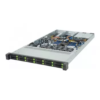 Gigabyte R164-AG0-AAV1 1U Rack Server, Single Socket SP5, AMD EPYC 9004, 12x DDR5, 4x 3,5 inch Hot-Swap, 2x 800W Redundante voeding