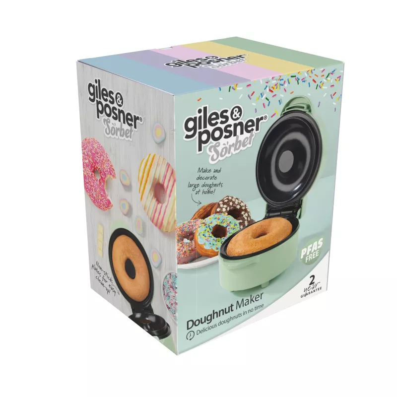 Giles & Posner EK6549GSGRVDE donutmaker - grijs, 700W, 6 donuts