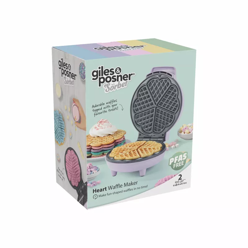 Giles & Posner EK6701GSPPVDE hartvormig wafelijzer