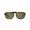 GIORGIO ARMANI AR8173-50922A heren vierkante zonnebril mat zwart grijs verloop 52 mm