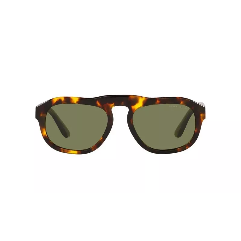 GIORGIO ARMANI AR8173-50922A heren vierkante zonnebril mat zwart grijs verloop 52 mm