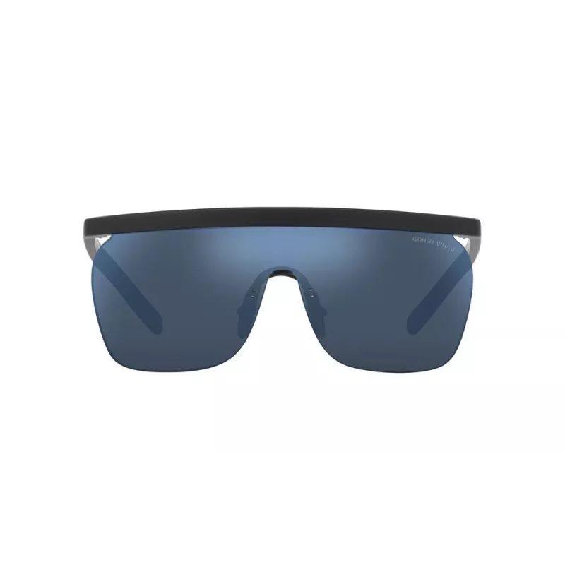GIORGIO ARMANI heren zonnebril AR8169-504255 mat zwart donkergrijs pilot vierkant