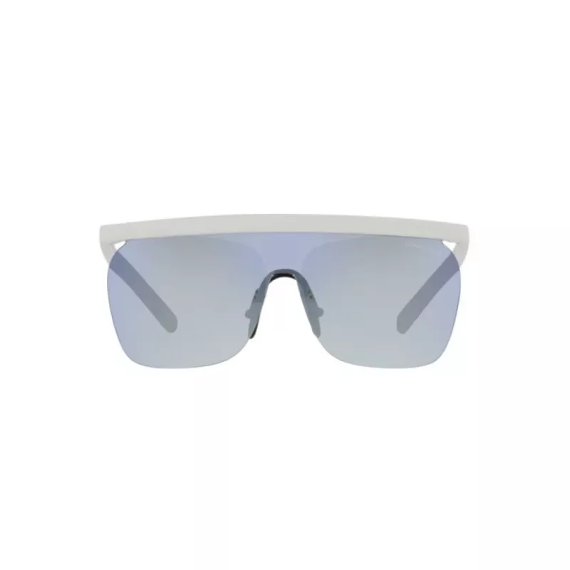 Giorgio Armani heren zonnebril AR8169-5344D6 vierkant montuur transparant grijs donkergrijs UV400