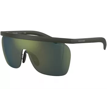 GIORGIO ARMANI zonnebril AR8169-59606R heren vierkant mat zwart gepolariseerd