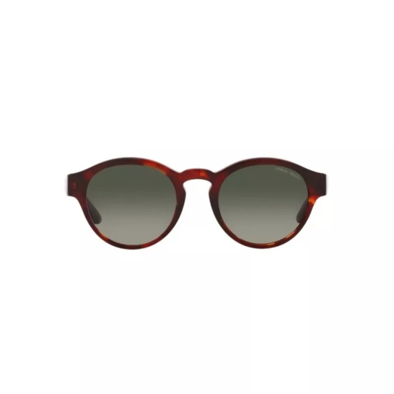 GIORGIO ARMANI dames zonnebril AR8146-596271 Havana acetaat groen verloop 50/15/145 mm