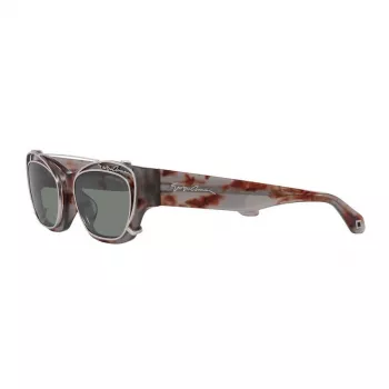 GIORGIO ARMANI dames zonnebril AR8185U59761W - zwart acetaat montuur, donkergrijze verloopglazen, 50/19/140 mm