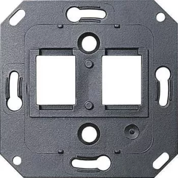 Gira 019100 draagring voor AMP/RADIALL data-aansluitdoos - zwart (System 55)